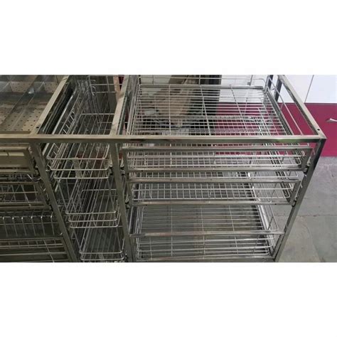 4 Shelves Stainless Steel Kitchen Trolleys Sizedimensions Standard