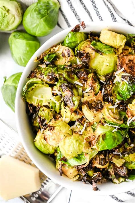 Air Fryer Shaved Brussels Sprouts Momma Fit Lyndsey