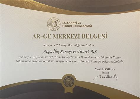 Argis Certificate