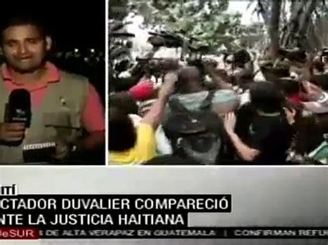 Jean Claude Duvalier Rindi Declaraciones Ante El Ministerio Del