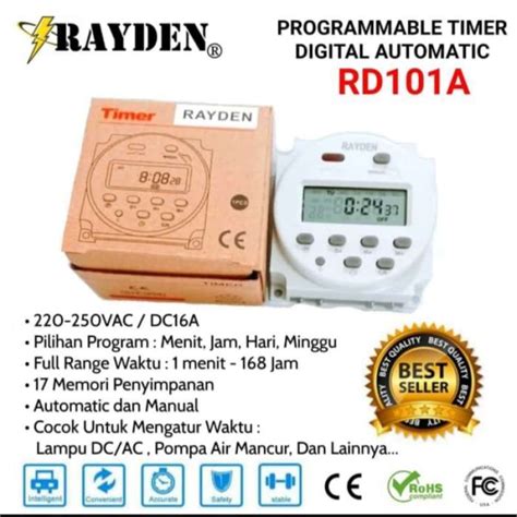 Promo Digital Timer Saklar Otomatis Ac V A Rd A Diskon Di