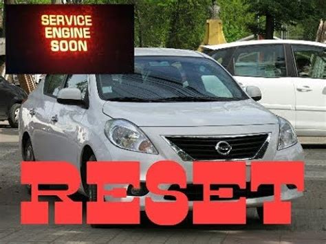 How To Reset Service Engine Soon Light On A Nissan Versa