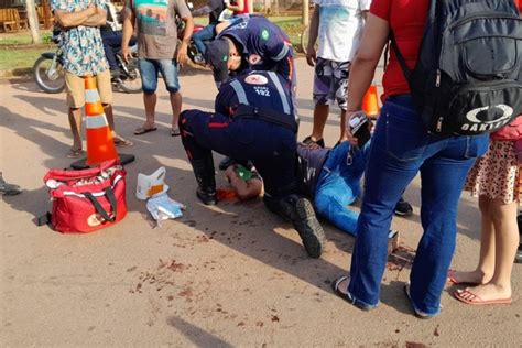 Acidente Na Zona Leste De Porto Velho Deixa Motociclista Em Estado Grave