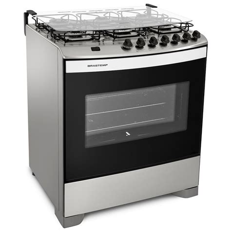 Fogão 6 Bocas Clean Brastemp Inox Bivolt bfs6nar R 1 450 79 em