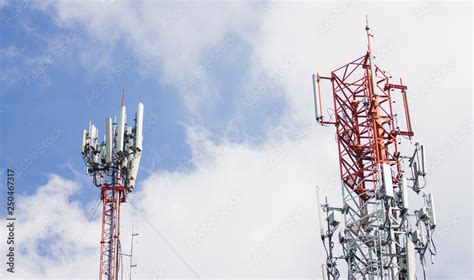 3g 4g And 5g Cellular Base Station Or Base Transceiver Station