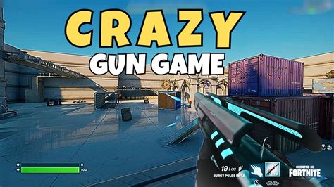 Crazy Gun Game First Person 2410 9737 5018 من ابتكار Pinnapple Fortnite