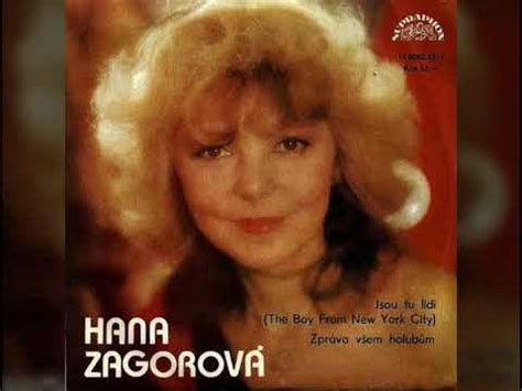 Hana Zagorová Zpráva všem holubům 1988 YouTube