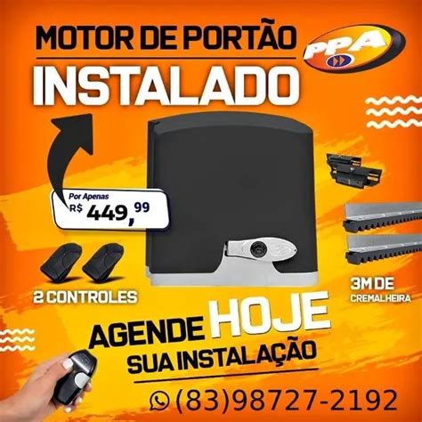 Motor Para Port O Ppa Stark Kg Para Port O De Garagem Instala O