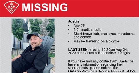 Missing 36 Year Old Man Missing From Angus Area