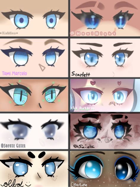 Blue Gacha Eye Collab💙 Ibispaint