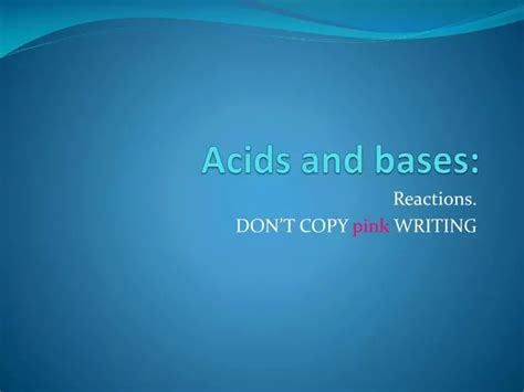 Ppt Acids And Bases Powerpoint Presentation Free Download Id 2792184