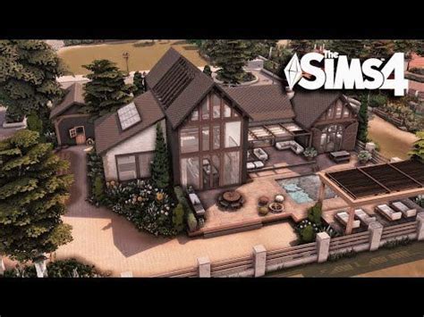 Modern Farmhouse / The Sims 4 Speed build - YouTube | Sims, Sims 4 ...