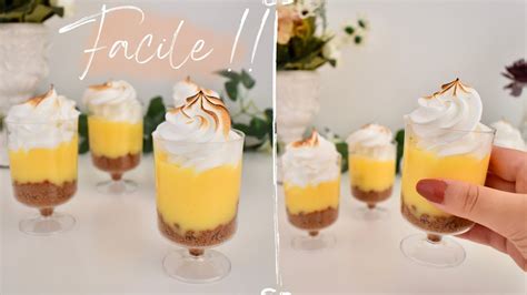 Verrine Fa On Tarte Au Citron Meringu E En Min Recette Facile