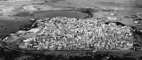 A 1938 aerial view of the Old City of Jeddah. (Source: Wikipedia ...