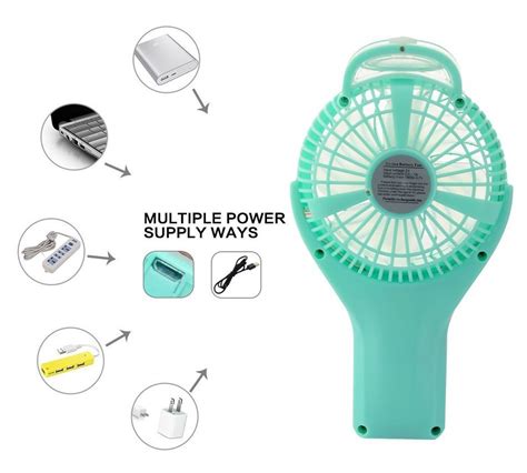 Topwell Handheld Mini Usb Misting Fan Water Spray Fan Rechargeable