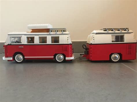 MOC - Lego VW bus T1 + Exclusive Caravan (made with original Lego ...