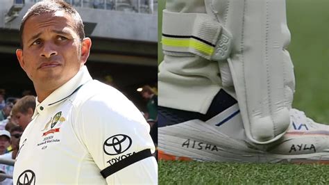 AUS vs PAK: Usman Khawaja Writes Daughter's Names On Shoes In 2nd Test Amid ICC Ban