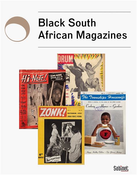 Africa Commons: Black South African Magazines - Coherent Digital, LLC