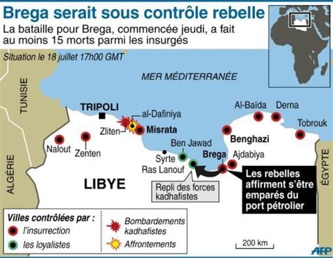 Libye Les Rebelles Revendiquent La Prise De Brega Contacts