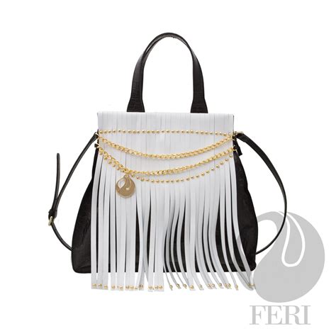 FERI Prestige - Loretta - Purse - BLK/WHT. Go to wwwlglobalwealthtrade