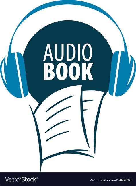 Audiobook Logo Template Royalty Free Vector Image