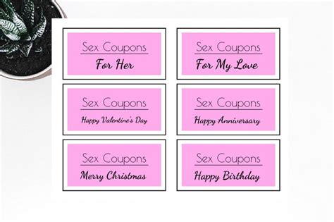 Sex Coupon For Her Editable Naughty Coupon Love Coupon Love Etsy