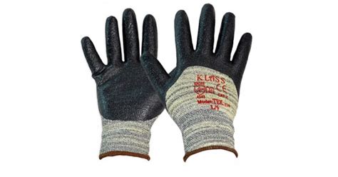 Klass Cut And 100ºc Heat Resistant Aramid Fibre And Nitrile Knuckle Coated Safety Gloves 3531