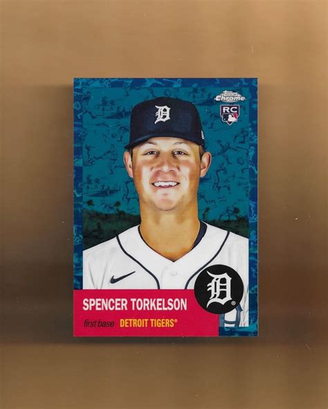 2022 Topps CHROME PLATINUM BLUE REFRACTOR RC 457 SPENCER TORKELSON