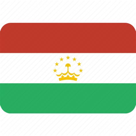 Country Flag National Tajikistan Tajikistani Icon Download On Iconfinder