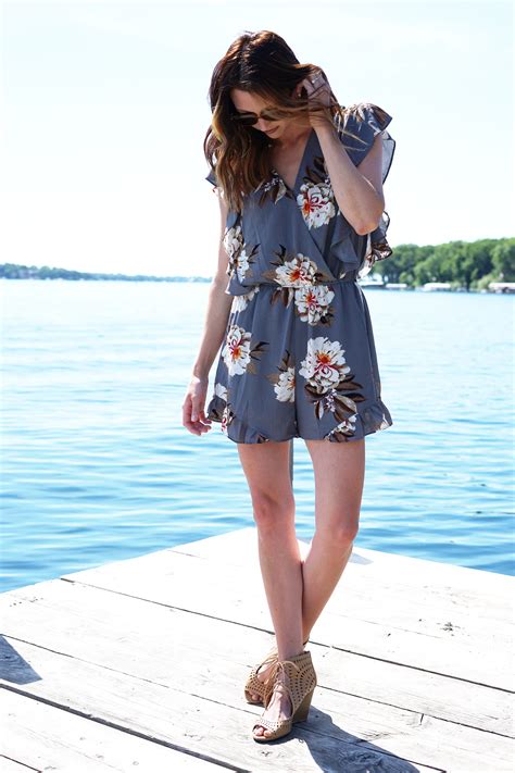 Floral Romper Midwest In Style