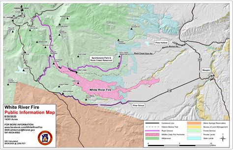 White River Fire Now Burning Over 15k Acres Still 10 Contained