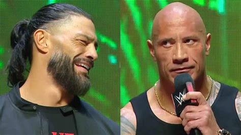 ¿the Rock Y Roman Reigns Se Unirán Para Un Combate Masivo Antes De