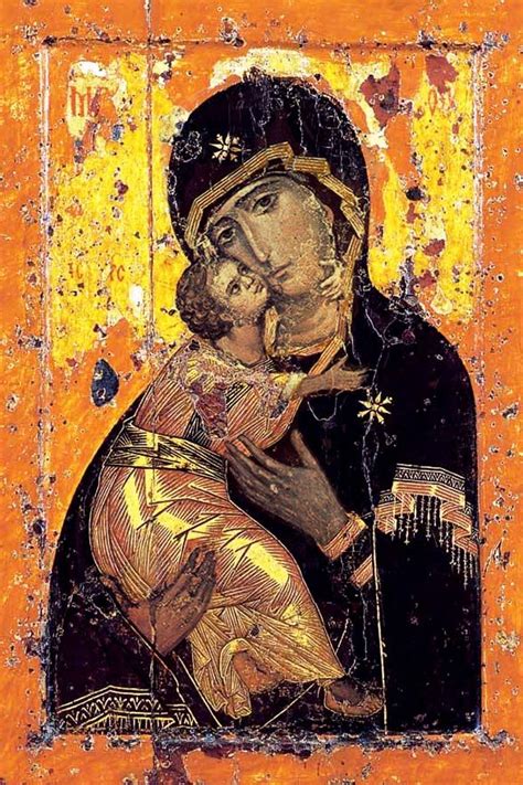 L Icona Della Madonna Di Vladimir Vladimirskaja Arte Cristiana