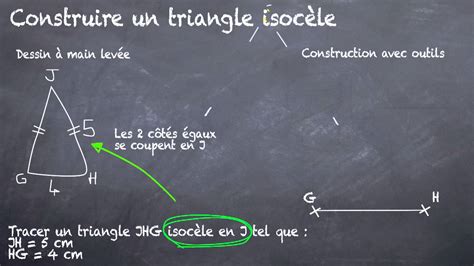 Construire Un Triangle Isoc Le Eme Youtube