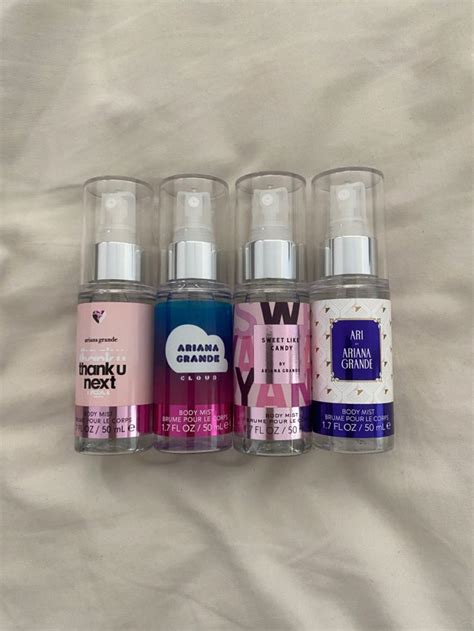 Ariana Grande Perfume Miniature Samples | Blue Heart Clouds Aesthetic