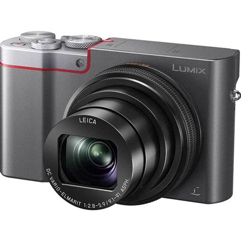 Panasonic DMC ZS100 Lumix Digital Camera ZS100 Silver B H