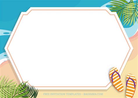 8 Sweet Summer Holiday Party Invitation Templates