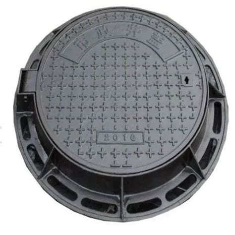 En Heavy Duty Circular Cast Iron Manhole Covers Round For Municipal