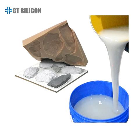 RTV2 Liquid Silicone Rubber For Casting Concrete Mold Silicone And