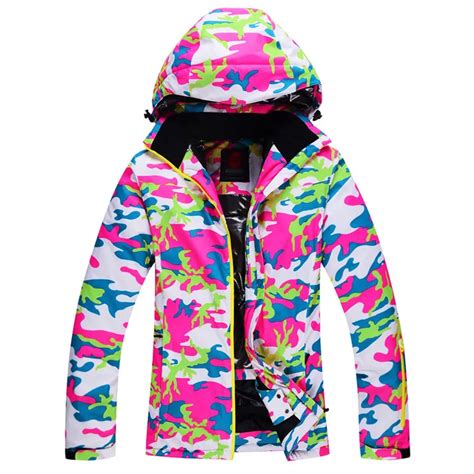 Cheap skiing suit Jackets Women Ski Snowboard Skiing Clothing windproof ...