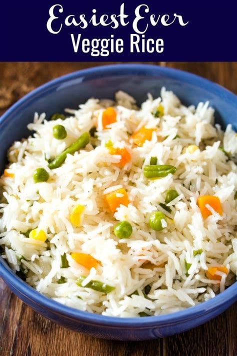 Easiest Ever Veggie Rice I Knead To Eat