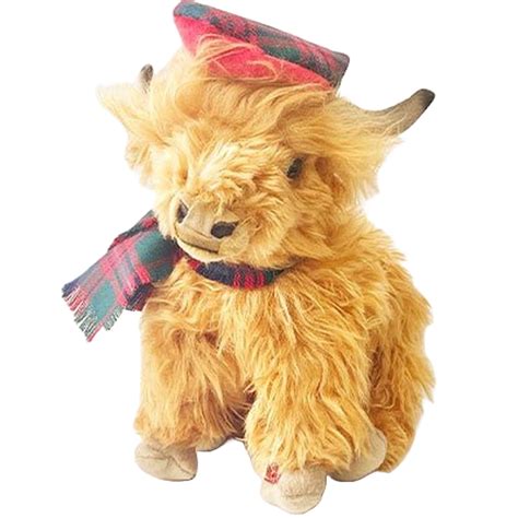 Highland Cow In Tartan Donaldsons Of Scotland