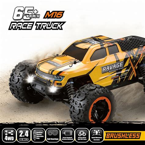 JTY Toys RC Truck 65km H Brushless Remote Control Off Road Vehicle 4WD