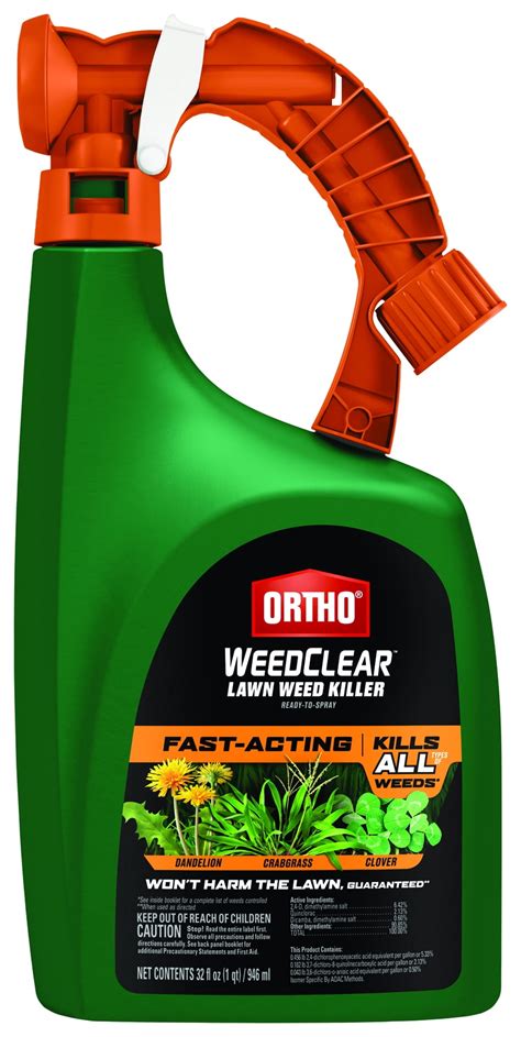 Bayer Weed Spray Hose Ortho Weedclear Lawn Weed Killer Rts Hose End Concentrate Kills