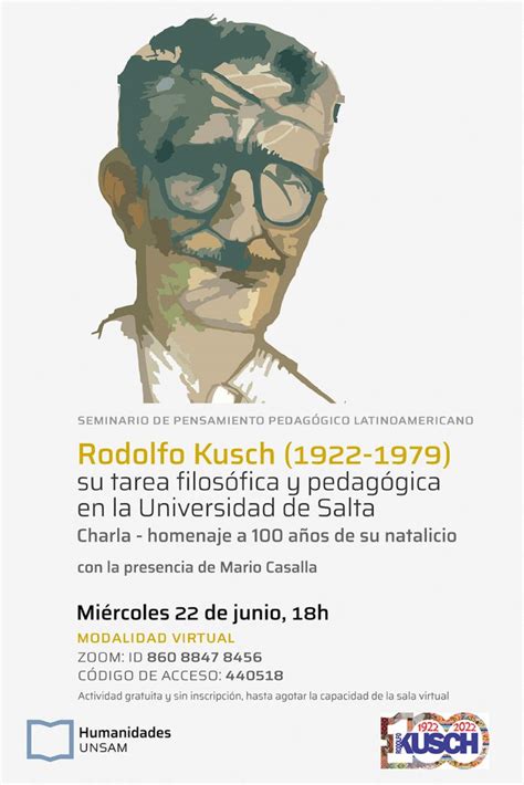 Pr Ximos Eventos Charla Homenaje A Rodolfo Kusch