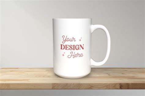 White 15oz Mug Mockup Smart Mockup Graphic By Doodle Design Creative