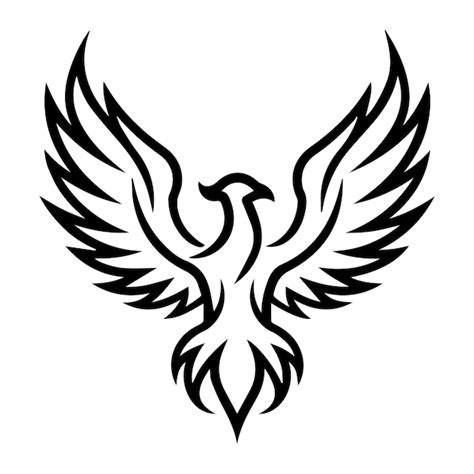 Premium Vector Phoenix Logo Or Modern Line Icon Vector Line Art And Icon Design With Bold