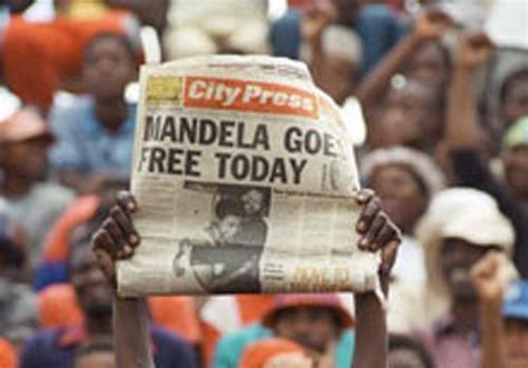 Mandela News Newspaper Headlines Nelson Mandela City Press