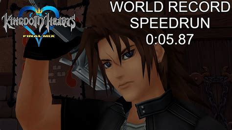 KH FM LV 100 Proud Mode Leon WR Speedrun 0 05 87 WORLD RECORD