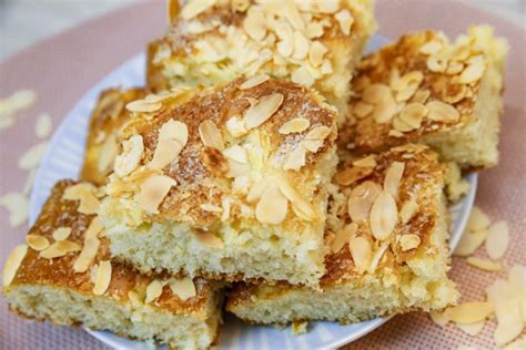 Butterkuchen Mit Mandeln Und Sahne Vom Blech